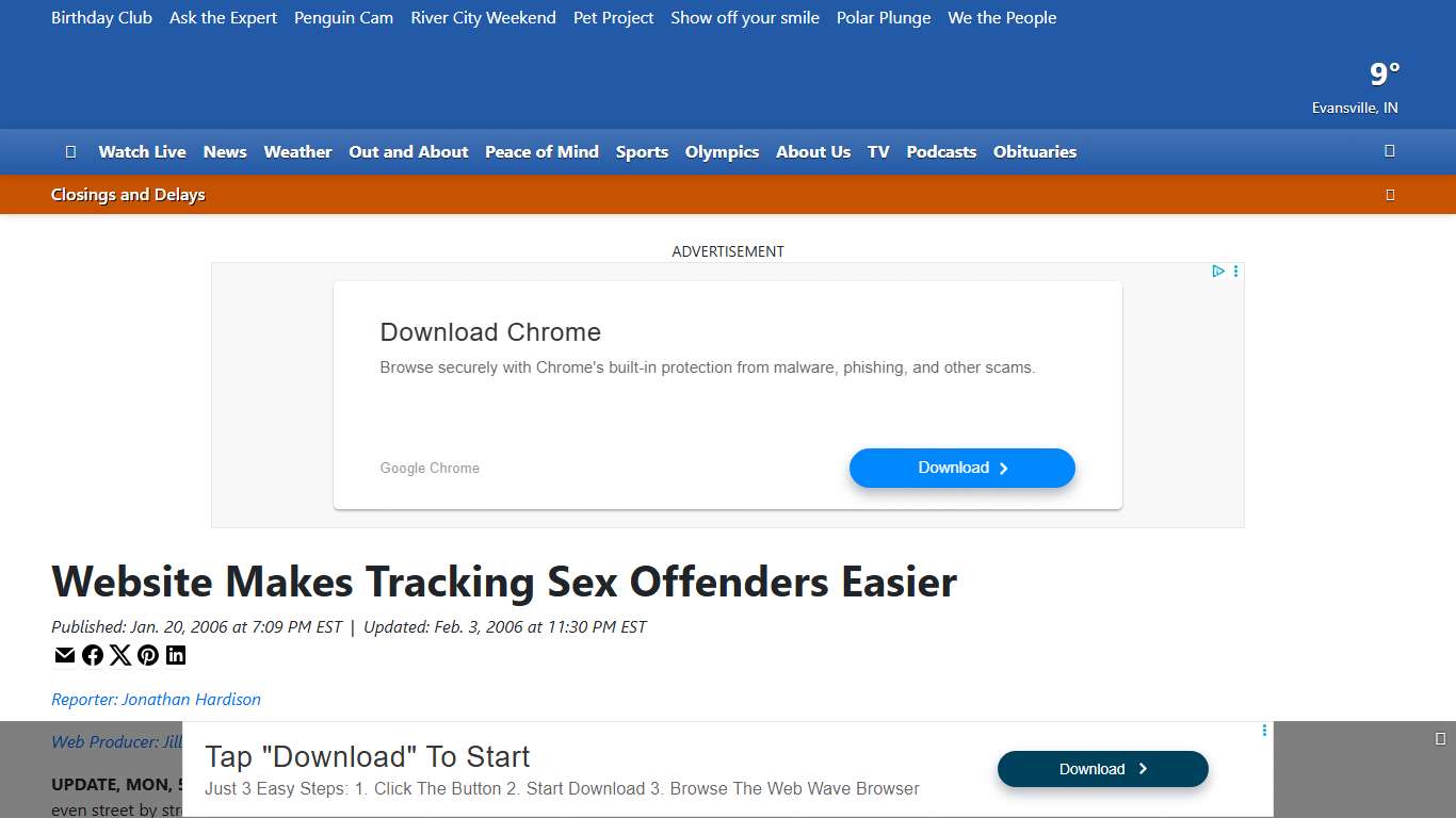 Website Makes Tracking Sex Offenders Easier